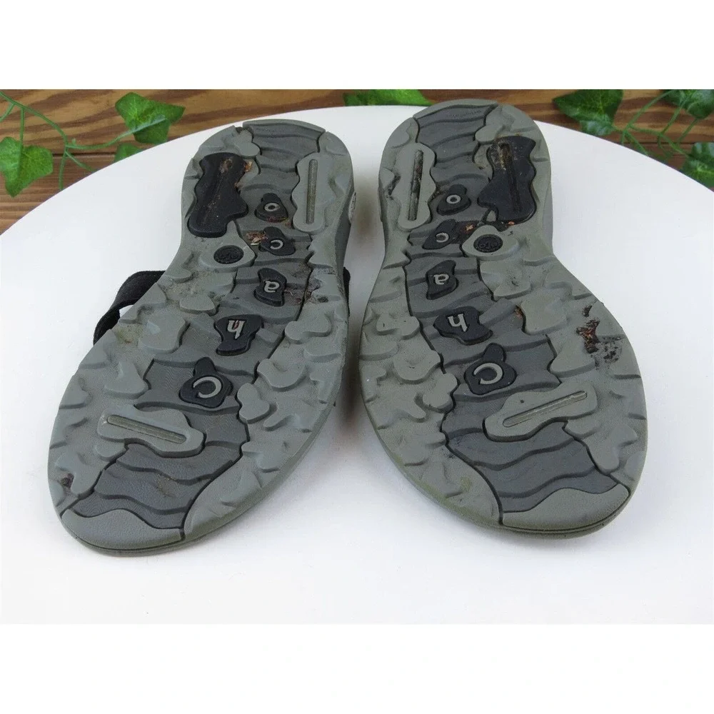 Chaco Size 6 M Women Sandal Flip Flop‎ Black Synthetic